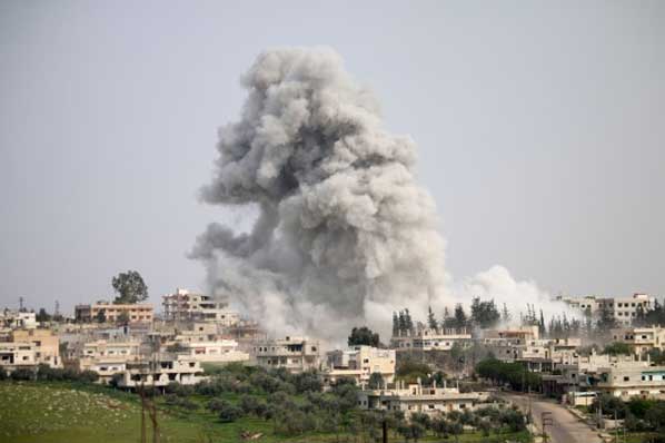 Abaikan AS, Suriah Hujani Daraa dengan Drum Bom